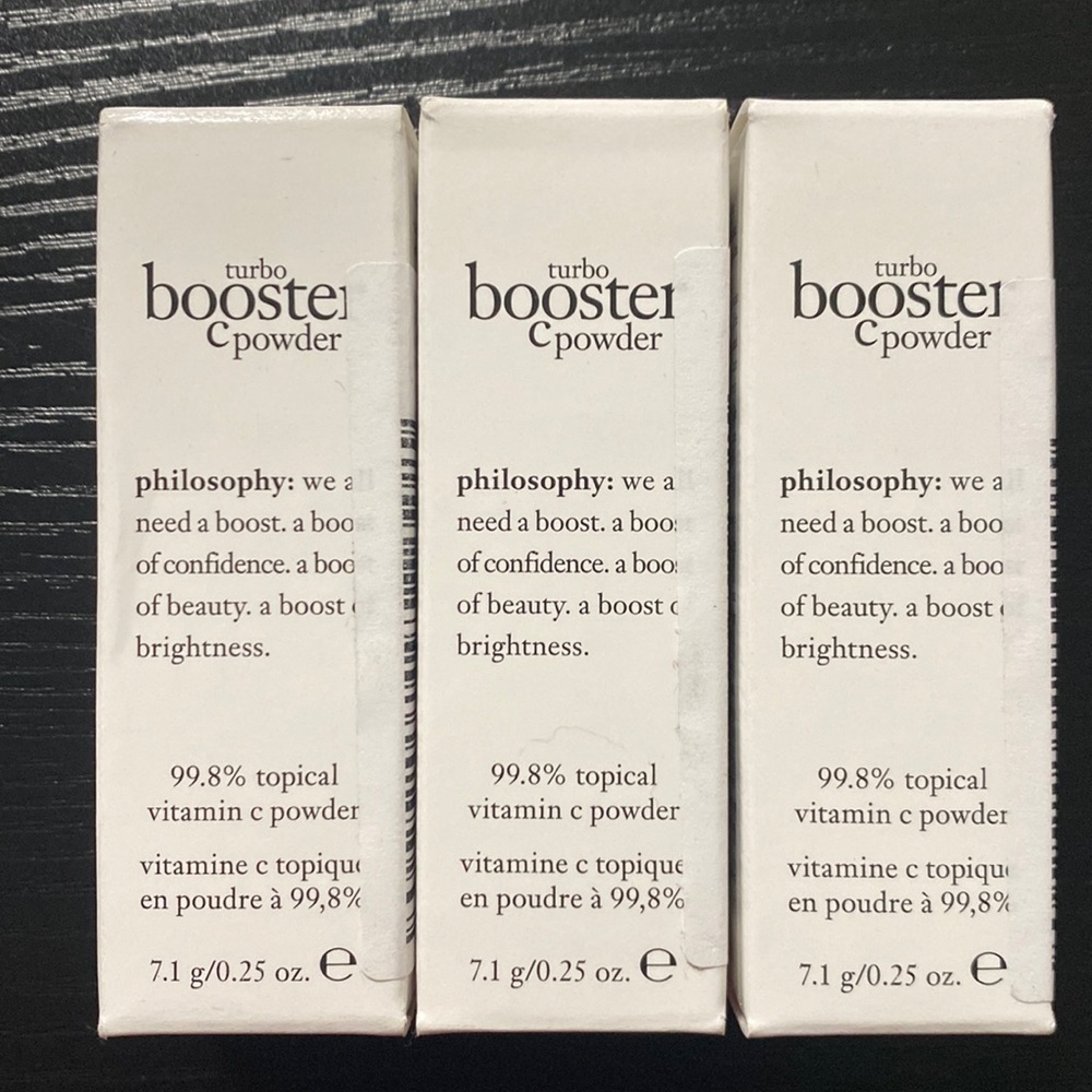 Custom Bundle of 3 Philosophy Turbo Booster C Powder